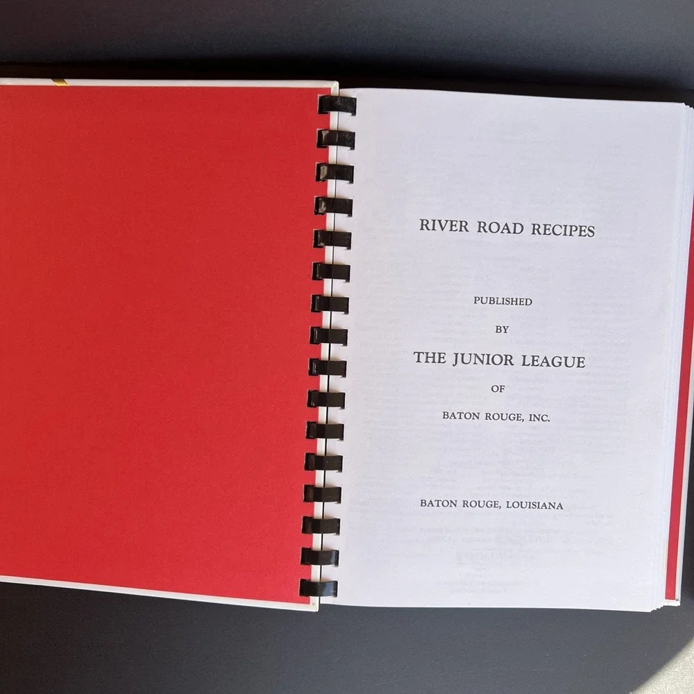 Louisiana Cookbooks VTG Set x2 River Road Recipes 2000 The Bishop's Bounty 1988